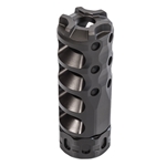 Precision Armament A04612 HYPERTAP® Muzzle Brake Slim 5.56mm/.223Cal, 1/2-28 (Black)