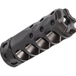 Precision Armament A04614 HYPERTAP® Muzzle Brake Slim 7.62mm/.308Cal, 1/2-28 (Black)