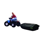 Eagle Claw  Shappell JSM-CV Travel Cover, Fits Jet Sled Magnum, Black Polyester Fabric, Elastic Hem