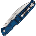 CS-62P2A Cold Steel 62P2A Frenzy II Folding Knife 5.5" S35VN Satin Plain Blade, Blue/Black G10 Handles, Lockback