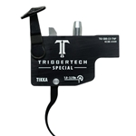Triggertech T10-SBB-13-TNP TriggerTech Tikka Right Single Stage Special Black Pro Curved Top Safe Clean