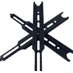 Salmon River Solutions SRS-HNTR-SHORT SALMON RIVER SOLUTIONS SRS HUNTERS RAIL, SHORT, 10.625", 10-32 W/ TEE NUTS