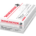 Winchester Ammunition UQ4172 CONSIGN-Winchester 9mm Pistol Ammo, 115Gr FMJ – 50Rds