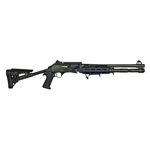 FF-SA4-COMP-DISODG-187 Federation Firearms SA-4 Competition, 12ga 3" semi-automatic shotgun, dual-piston gas system, adjustable synthetic stock, aluminum M-LOK handguard, 18.7" ported barrel, angled foregrip, shell holder, picatinny barrel band, ghost ring sights, 5 extended chokes, distressed bronze OD Green. Made in Turkey, non-restricted in Canada