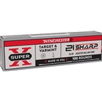 Winchester Ammunition X21JHP Winchester Super X 21 Sharp 34 GR JHP 1500 FPS 100 Rds