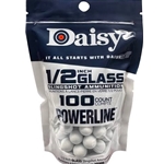 998384446 Daisy 1/2" Glass Slingshot Ammo 100 Count