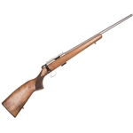 5074-8005-DKANBAX CZ 455 STAINLESS WOOD, 22 LR, 10-Rnd