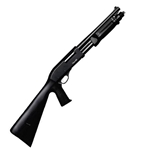 Churchill A13388 CHURCHILL PUMP SHOTGUN PISTOL GRIP STOCK - 12GA, 2-3/4" OR 3", 12" BARREL, 5 SHOT