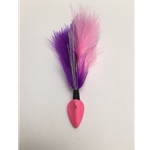 Jaguar Jigs 955014174 Marabou Jig 17g (5/8oz) Glow in the Dark Pink and Purple