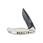 Camillus 19166 EDC-3 Carbonitride Titanium Bonded Folding Knife, 3" Drop Point with Partial Serratted Blade, AUS8 Steel (7617294)