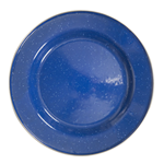 StanSports STAN-15741 ENAMEL DINNER PLATE SS Edge 10.25" DIAMETER