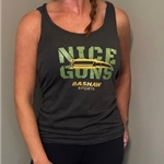 BPG NGTANKDG-XS Nice Guns Bashaw Ladies Tank Top Dark Gray