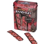 Rivers Edge 322 Pink Camouflage Bandages 
32 3/4" x 3" Sterile Adhesive Strips Featuring Fall Transition Camo by CB Outdoor