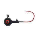 Northland Tackle GBJ6-4-3 GUM-BALL JIG 1/2OZ BLACK 4PK