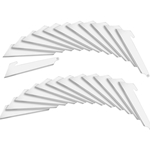 Outdoor Edge RRU30-24 3.0" Utility Replacement Blades for Razor-Work, 24 Blades, Clam