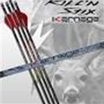 KAR300HM Karnage Crossbow Bolt 300 Spine 22" 80 GR Insert 9.1 GPI Half Moon Knock