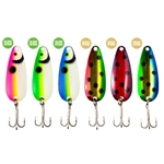 Len Thompson Fishing for Food Banks Watermelon Brass FB22-WTMB
Size: No.0 (2 1/2", 5/8oz)