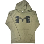 Off The Grid OTGGREEN-XL OTG LIFESTYLE HOODIE GREEN-EXTRA LARGE