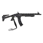 FF-SPM12-BLK-187 Federation Firearms SPM-12, 12ga 3″ magazine-fed pump action shotgun. Black.