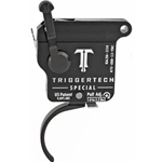 Triggertech R70-SBB-13-TBC Trigger Tech Remington 700 Special Drop In Replacement Trigger Right Hand/Bolt Release/Curved Lever PVD Black Finish