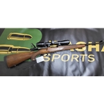 UZM709.3X62 Pre-Owned Zastava LK M70 9.3x62, gloss bl, wood, open sights + Bushnell scope