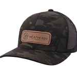 ZMI4840 Weatherby Multicamo Hat With Leather WBY Patch