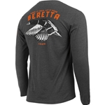 Beretta TS205T18900093XXXL BERETTA HIGHBALL LONG SLEEVE T-SHIRT 3XL CHARCOAL