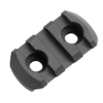 Magpul  MAG580-BLK : M-LOK® Aluminum Rail Section, 3 Slots - Black