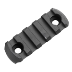 Magpul  MAG581-BLK : M-LOK® Aluminum Rail Section, 5 Slots - Black