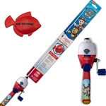 Kid Casters PPREG17 Paw Patrol Boys Spincast Combo, 29.5" with Practice Plug