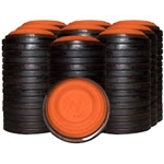 Lawry 2068550001 LAWRY PRECISION TARGETS 135 Piece Orange Dome Clay Shooting Targets