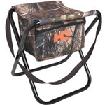 HQ Outfitters DS-1006 Folding Camo Stool with Storage Pocket