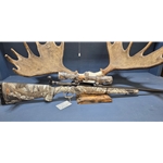USAV30-06 Pre-Owned Savage Axis (no accutrigger) 30-06 Realtree Hardwood Winter Camo with 3-9x40 Bushnell Banner scope. Condition - Excellent