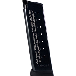 MEC-GAR MGCG45082A MEG 1911 45ACP Full Size 8rd Second Amendment Engraved Magazine