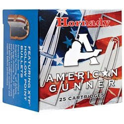 Hornady 200-90104 HORNADY AMERICAN GUNNER 380 ACP 90GR XTP 25RD 10BX/CS