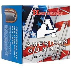 Hornady 200-90104 HORNADY AMERICAN GUNNER 380ACP 90GR XTP 25RD 10BX/CS