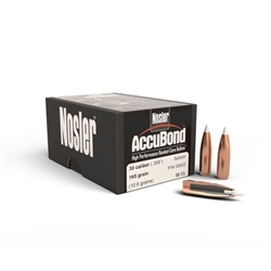 Nosler 55602 NOSLER BULLETS 30 CAL .308 165GR ACCUBOND 50CT