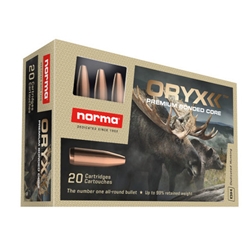 Norma Ammunition (RUAG) 20174912 American PH  308 Norma Mag 180 gr Oryx 20 Bx/ 1