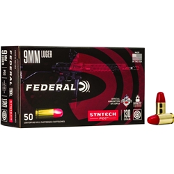 FEDERAL  Federal AE9SJPC1 American Eagle  9mm Luger 130 gr Total Syntech Jacket Flat Nose