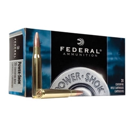FEDERAL  Federal 7WSME Power-Shok  7mm WSM 150 gr Jacketed Soft Point (JSP) 20 Bx/ 10 Cs
