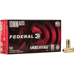 11445 FEDERAL AE 10MM 180GR FMJ 50RD 20BX/CS