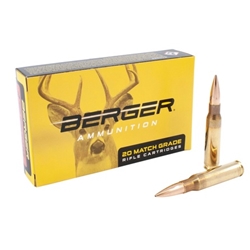 115674 Berger Bullets 60040 Classic Hunter  308 Win 168 gr 2675 fps Hybrid Boat-Tail