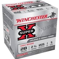 Winchester Ammunition X28H5 WINCHESTER SUPER-X 28GA 2.75" 1OZ #5 1205FPS 25RD 10BX/CS