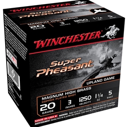 Winchester Ammu X203PH5 WINCHESTER SUPER PHEASANT 20GA 1250FPS 1-1/4OZ 5 25RD 10BX/CS