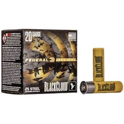 PWBX209 2 FEDERAL BLACK CLOUD 20GA 3" 1350FPS 1OZ #2 25RD 10BX/CS