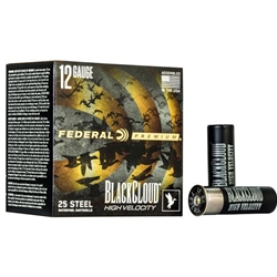 FEDERAL PWBXH143 2 Federal PWBXH1432 Black Cloud FS Steel High Velocity 12 Gauge 3" 1 1/8 oz 2 Shot