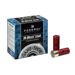 FEDERAL 117002 Federal H1264 Game Load High Brass 12 Gauge 2.75" 1 1/4 oz 1330 fps 4 Shot 25 Bx