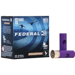 FEDERAL 117291 Federal WF1682 Speed-Shok Waterfowl 16 Gauge 2.75" 15/16 oz 2 Shot 25 Bx/ 10 Cs