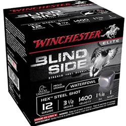 Winchester Ammunition  Winchester Ammo SBS12L1 Blindside  12 Gauge 3.5" 1 5/8 oz 1 Shot 25 Bx/ 10 Cs