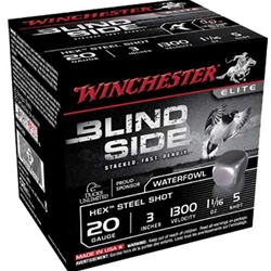 Winchester Ammunition  Winchester Ammo SBS2035 Blindside  20 Gauge 3" 1 1/16 oz 5 Shot 25 Bx/ 10 Cs